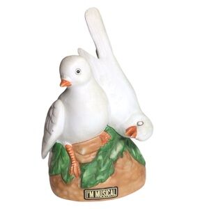 Flambro Musical Doves Fine Porcelain Dove Music Box